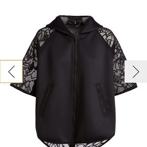 Elie Tahari Caitlyn Lace Trim Jacket